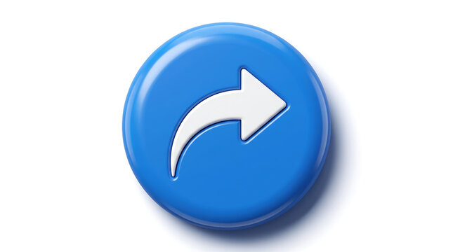 Blue Speech Bubble Chat Icons Isolated on White Background for Communication and Social Media Concept