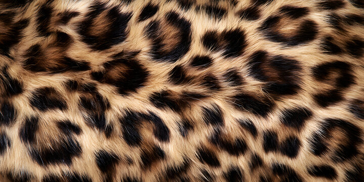 Details on the faux leopard fur texture backdrop