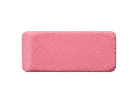 Eraser isolated on transparent background 