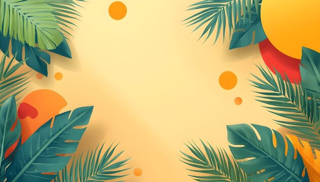 Colorful Summer Sale Banner Background
