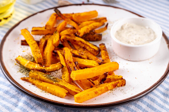Tasty Air Fried Carrot or Pumpkin Fries