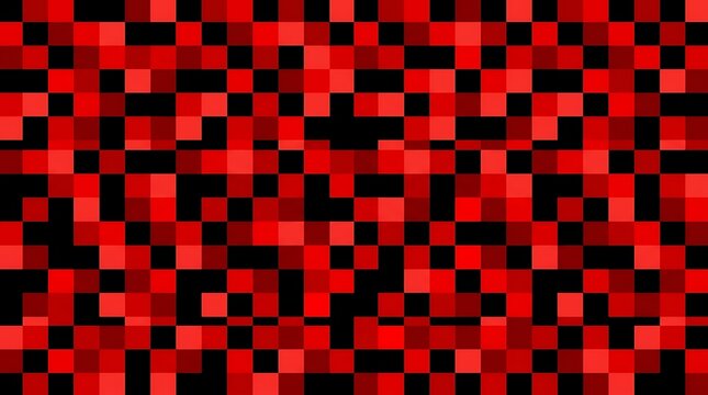 Abstract red pixel mosaic texture background for digital design and modern graphics