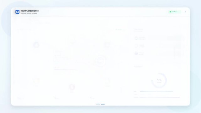 Software dashboard user interface with data visualization nodes