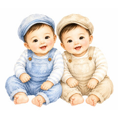 Twin boys