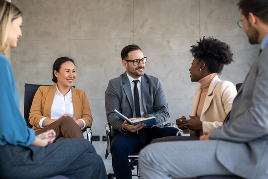 A business team manages daily tasks, structured workflow, time management, and office productivity