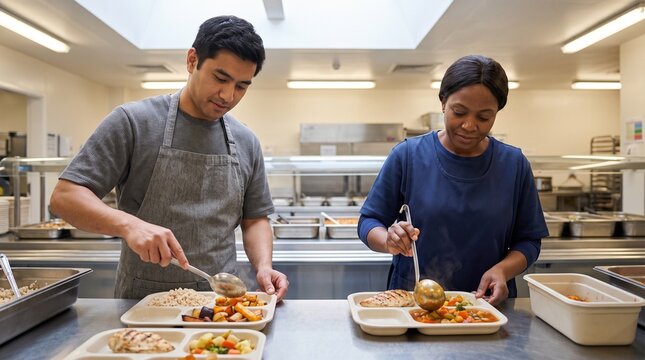 Hospital meal team prepares inclusive dietary service options