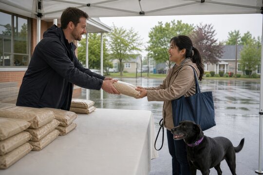 Pet Food Pantry Rainy Day Community Distribution