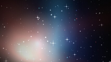 Multicolor cosmic nebula with star field for education and technology backgrounds © Anamul Haque Anik