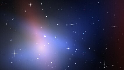 Blue and purple ethereal space nebula for tranquil cosmic backdrops © Anamul Haque Anik
