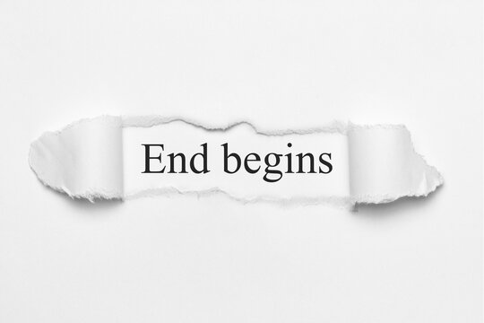 End begins	
