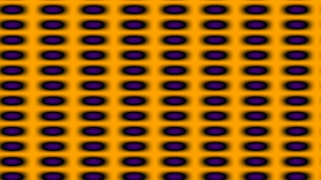 Vibrant Optical Illusion with Purple and Orange Pattern
