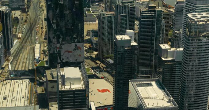 Exploring the skyline of Toronto from a bird's eye view