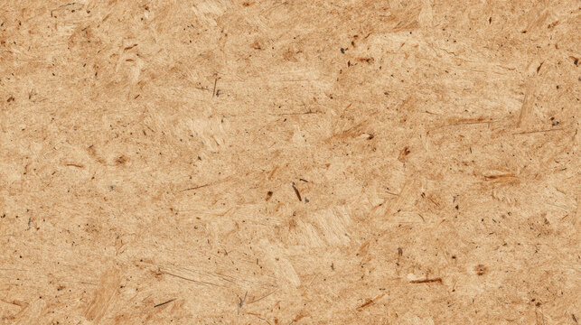 Close up texture of oriented strand board with compressed wood flakes