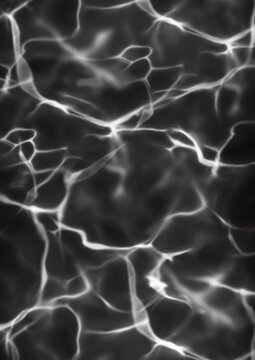 Black and White Water Caustics Reflection Abstract Surface Texture Background