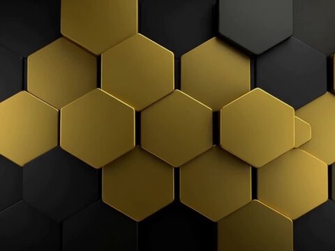 abstract background with honeycombs