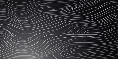 Minimalist topographic contour line flow on dark background with topography abstract minimalist...