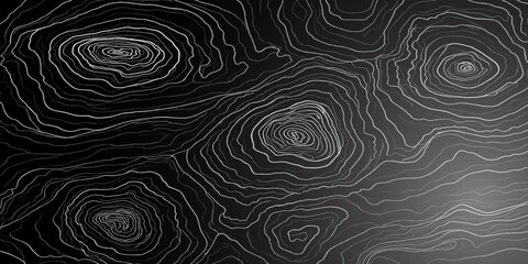 Technical topographic map elevation lines pattern with topography elevation technical visualization abstract geography cartography background monochrome landscape structure detailed © MOHAMAD