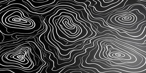 Abstract topographic isolated map contour shape with topography isolated abstract geography cartography elevation background visualization structure creative landscape navigation detailed © MOHAMAD