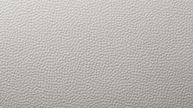 White Leather Texture Background with Pebbled Grain Pattern