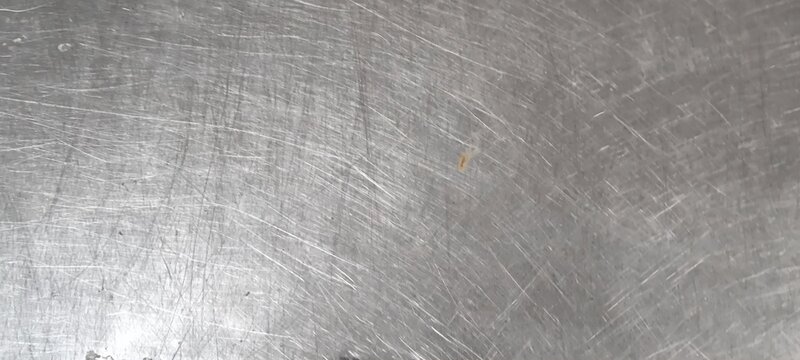 Stainless steel surface for the background.
