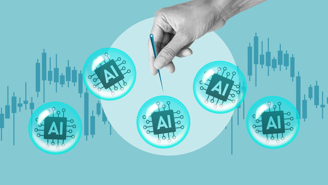 AI Stock Bubble and Artificial Intelligence Investment Hype, Market Speculation, Overvaluation and Financial Risk Amid Rapid Growth of Technology Stocks and AI Spending