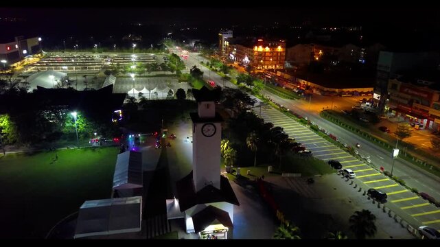 Tower clock in Nilai, Negeri Sembilan, Malaysia