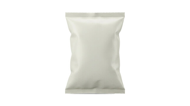 Blank pillow pouch mockup isolated PNG with Transparent Background
