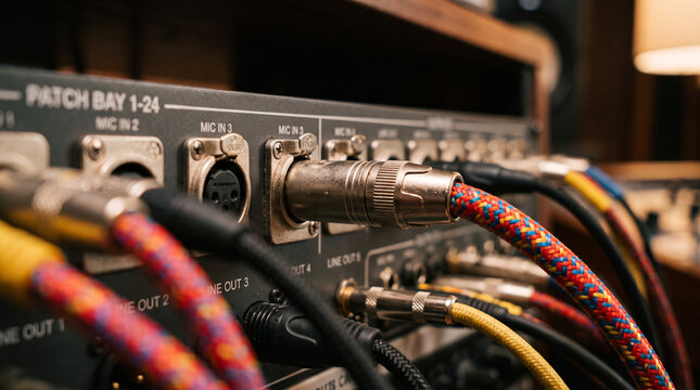 Macro Audio Patch Bay Cables