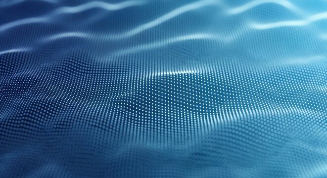 digital waves abstract blue technology background