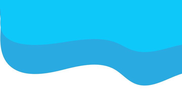 blue wave shape background