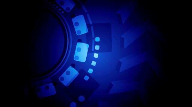 Dark blue abstract tech background geometric digital motion abstract geometry blue pattern modern graphics geometric shapes futuristic design abstract geometry blue pattern modern graphics geometric