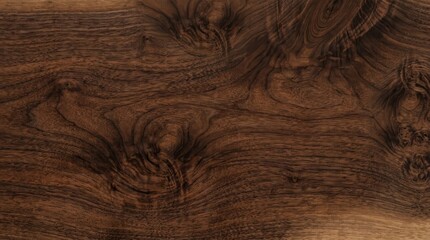 Fototapeta premium Dark walnut wood grain texture background