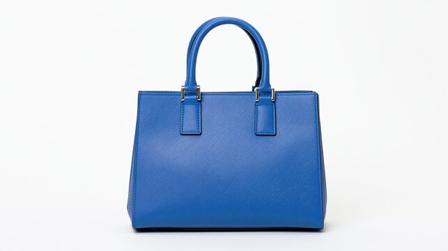 The Blue Handbag Elegant Structured Leather Bag for Everyday Style