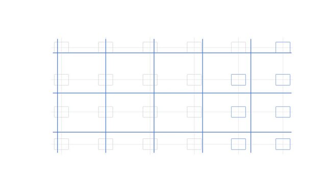 Blue Blueprint Grid Pattern for Technical Drawing and Layout Design