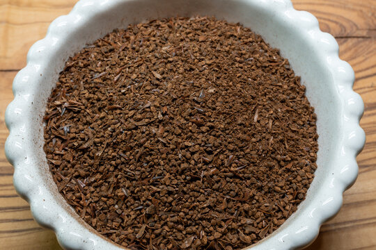 Ground barley for moka pots