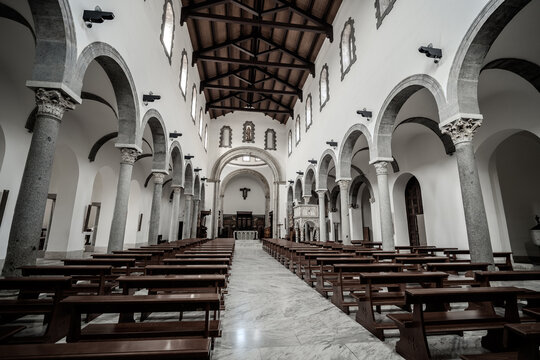 Teano, Italy. The Cathedral of San Clemente. 0326V.2