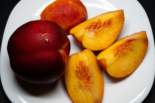 The nectarine peach (commonly called a nectarine)