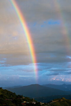 Rainbow in Kundasang Sabah Malaysia