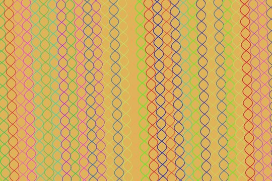 Close-up of dna strands in a colorful scientific illustration