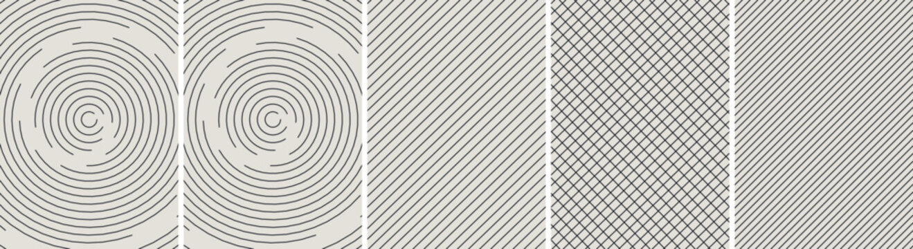 Abstract geometric patterns featuring concentric circles and grids geometric abstract concentric