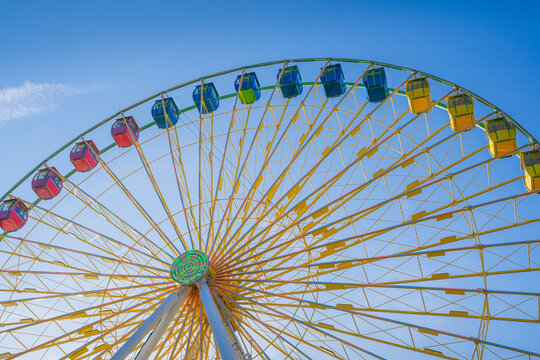 Bright Colored Ferris Wheel