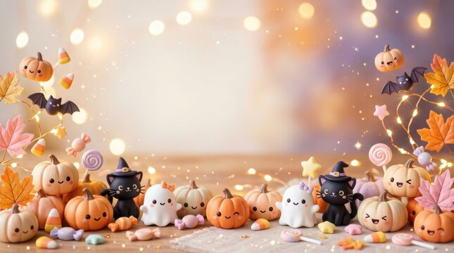 Halloween pumpkin carving set with intricate spooky designs