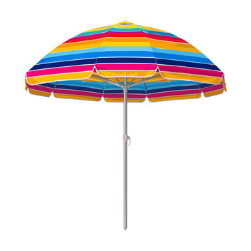 colorful beach umbrella