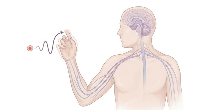 Brain signals control hand movement and sensory input to the body