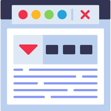 Dropdown Selector Icon