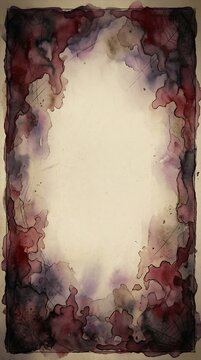 Horror blood stain border Helloween Frame for dark vintage artistic designs
