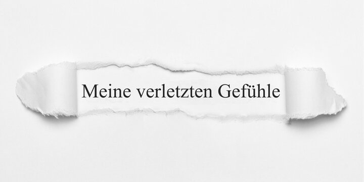 Meine verletzten Gefühle	
