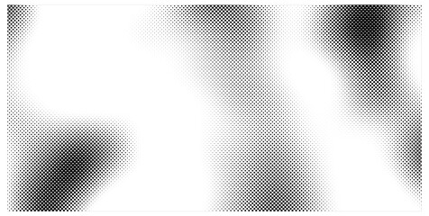 Obraz premium Black comic halftone gradated texture. Aged grunge grit noise background. Grain sand gradient wallpaper. grunge halftone background eps10