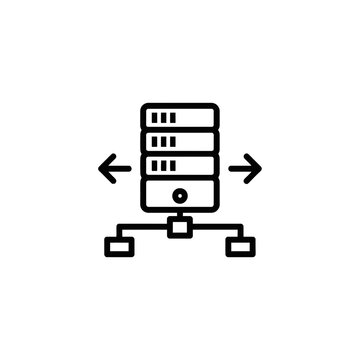 Server Network Load Balancing Icon