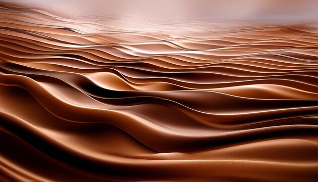coffee background soft 3d waves in brown tones